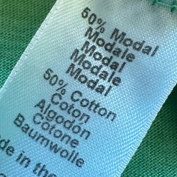 Michael Stars Valerie Green Short Sleeve Dress Stretch Tie Waist Size Medium - Picture 12 of 13